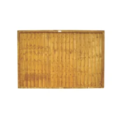 Forest Closeboard Fence Panels Golden Brown 6 X 4&apos; Pack Of 9