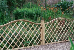 Forest Hamburg Lattice Curved Top Garden Screens 6 X 3' 4 Pack 8 Forest Hamburg Lattice Curved Top Garden Screens 6 X 3' 4 Pack -Outdoor Garden Shop 1066K A2