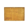 Forest Closeboard Fence Panels Golden Brown 6 X 4&apos; Pack Of 3 -Outdoor Garden Shop 1209X P