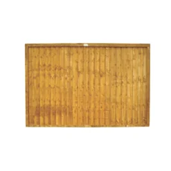 Forest Closeboard Fence Panels Golden Brown 6 X 4&apos; Pack Of 3