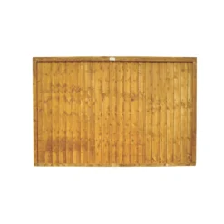 Forest Closeboard Fence Panels Golden Brown 6 X 4&apos; Pack Of 6