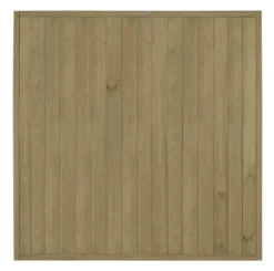 Forest VTGP6PK5HD Vertical Tongue & Groove Fence Panels Natural Timber 6 X 6' Pack Of 5