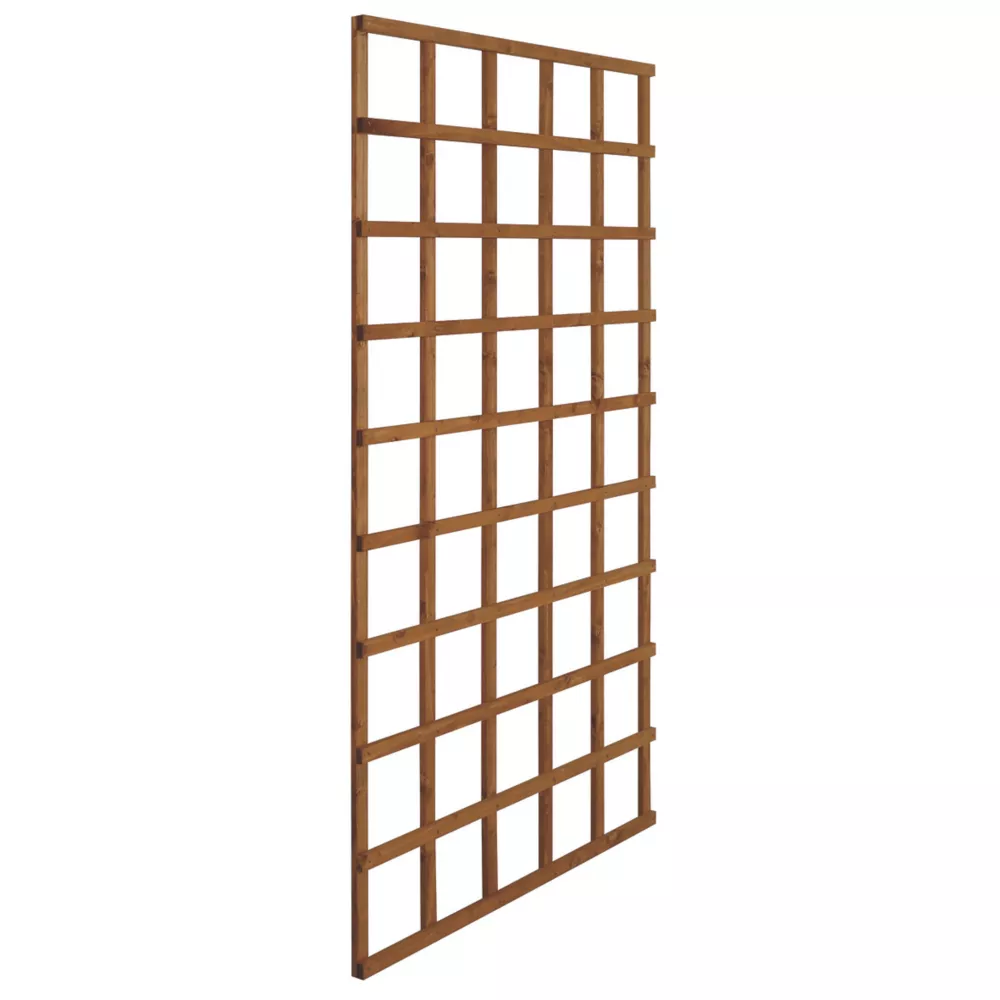 Forest Softwood Rectangular Trellis 3 X 6' 3 Pack 4 Forest Softwood Rectangular Trellis 3 X 6' 3 Pack - Image 2