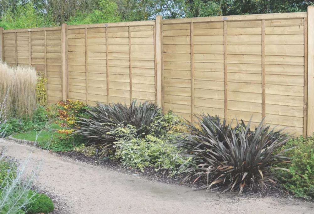 Forest Super Lap Fence Panels Natural Timber 6 X 5' Pack Of 7 3 Forest Super Lap Fence Panels Natural Timber 6 X 5' Pack Of 7