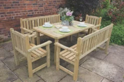 Forest Rosedene Timber Chair 640 X 600 X 900mm -Outdoor Garden Shop 2372X A2