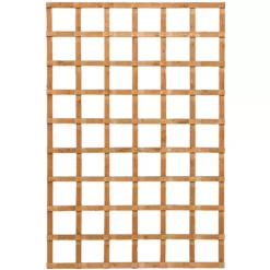 Rowlinson Softwood Rectangular Heavy Duty Trellis 1.2 X 1.8m 3 Pack