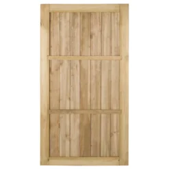 Forest Timber Gate 920 X 1820mm Natural Timber -Outdoor Garden Shop 263JG A2