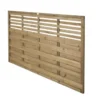 Forest Kyoto Slatted Top Fence Panels Natural Timber 6 X 4' Pack Of 8 2 Forest Kyoto Slatted Top Fence Panels Natural Timber 6 X 4' Pack Of 8 -Outdoor Garden Shop 2661K P