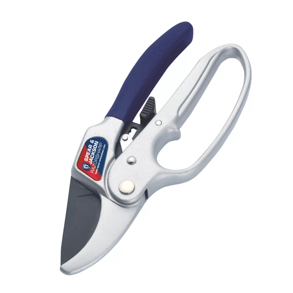 Spear & Jackson Anvil Ratchet Secateurs 8 1/4" (210mm)