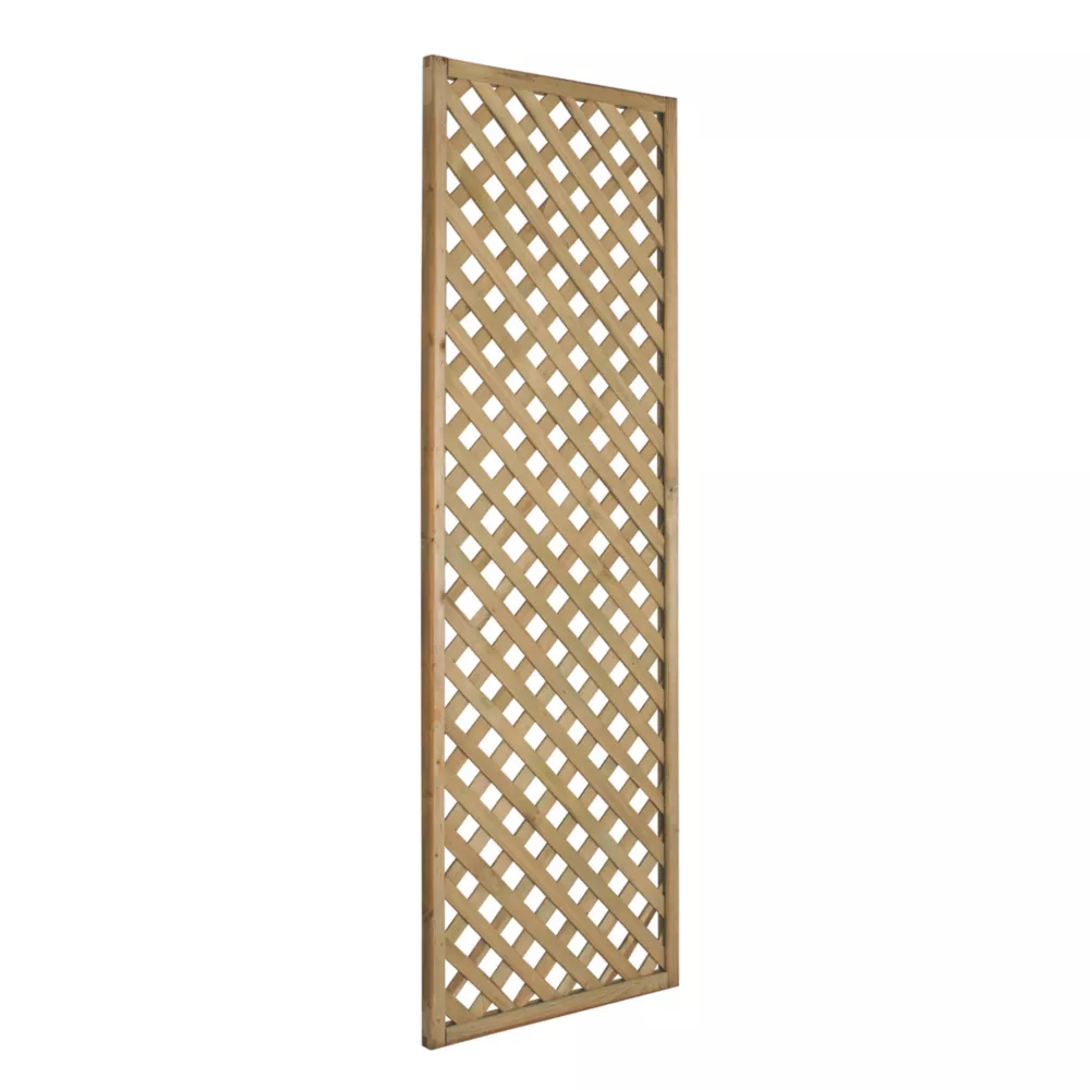 Forest Rosemore Softwood Rectangular Trellis 2 X 6' 3 Pack 4 Forest Rosemore Softwood Rectangular Trellis 2 X 6' 3 Pack - Image 2