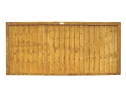 Forest Closeboard Fence Panels Golden Brown 6 X 3&apos; Pack Of 7