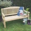 Forest Harvington Garden Bench Mixed Softwood 1.52 X 0.68 X 0.96m -Outdoor Garden Shop 3034X P