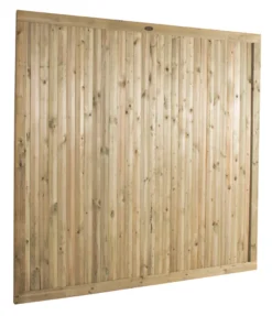 Forest Decibel Vertical Tongue & Groove Noise Reduction Fence Panels Natural Timber 6 X 6&apos; Pack Of 5 -Outdoor Garden Shop 3090X A1