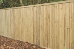 Forest Decibel Vertical Tongue & Groove Noise Reduction Fence Panels Natural Timber 6 X 6&apos; Pack Of 5 -Outdoor Garden Shop 3090X A2