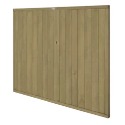 Forest VTGP5PK5HD Vertical Tongue & Groove Fence Panels Natural Timber 6 X 5&apos; Pack Of 5 -Outdoor Garden Shop 340JG A1