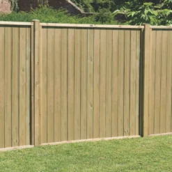 Forest VTGP5PK5HD Vertical Tongue & Groove Fence Panels Natural Timber 6 X 5&apos; Pack Of 5 -Outdoor Garden Shop 340JG A3