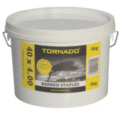 Tornado Barbed Fencing Staples 40 X 4mm 5kg