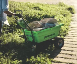 Greenworks GWG40GC 40V Li-Ion Cordless Self-Propelled Garden Cart - Bare -Outdoor Garden Shop 359KT A2