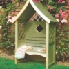 Shire Rose 4' X 2' (Nominal) Apex Timber Arbour -Outdoor Garden Shop 42324 P