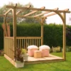 Forest Ultima 5.8m² Pergola & Patio Deck Kit 2.4 X 2.4m -Outdoor Garden Shop 44113 P