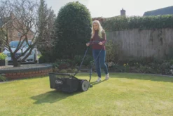 Webb 46cm Contactless Hand-Push Lawn Mower 7 Webb 46cm Contactless Hand-Push Lawn Mower -Outdoor Garden Shop 4518F A2