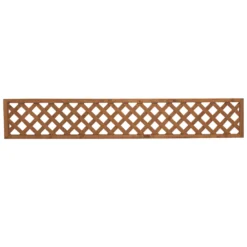 Forest Fence Topper Softwood Rectangular Trellis 6 X 1&apos; 5 Pack