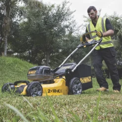 DeWalt DCMW564N-XJ 18V Li-Ion XR Brushless Cordless 48cm Rotary Lawn Mower - Bare -Outdoor Garden Shop 468HK A6