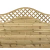 Forest Prague Lattice Curved Top Fence Panels Natural Timber 6 X 4&apos; Pack Of 7
