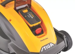 Stiga Combi 340e Kit 48V 1 X 4Ah Li-Ion E-Power Brushless Cordless 38cm Hand-Propelled Rotary Lawn Mower -Outdoor Garden Shop 487RV A5