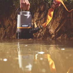 Titan TTB844PMP 750W Mains-Powered Dirty Water Pump -Outdoor Garden Shop 495XF A4