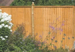 Forest Closeboard Fence Panels Golden Brown 6 X 3' Pack Of 4 -Outdoor Garden Shop 5445X A2