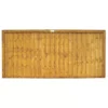 Forest Closeboard Fence Panels Golden Brown 6 X 3&apos; Pack Of 4 -Outdoor Garden Shop 5445X P