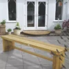 Forest Double Sleeper Garden Bench Softwood 1800 X 350 X 445mm 1 Forest Double Sleeper Garden Bench Softwood 1800 X 350 X 445mm -Outdoor Garden Shop 5689K P