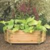 Forest Richmond Rectangular Planter Natural Wood 1000 X 500 X 360mm -Outdoor Garden Shop 5769K P