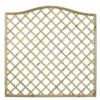 Forest Hamburg Lattice Curved Top Garden Screens 6 X 6&apos; 7 Pack -Outdoor Garden Shop 60394 P