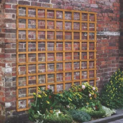 Forest Softwood Square Trellis X 4 Pack -Outdoor Garden Shop 637PR A1