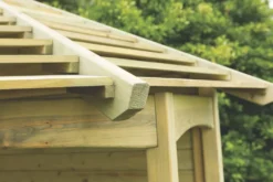 Forest Venetian 6' 6" X 5' (Nominal) Hexagonal Timber Arbour -Outdoor Garden Shop 6577F A5