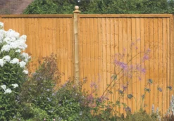 Forest Closeboard Fence Panels Golden Brown 6 X 4' Pack Of 4 -Outdoor Garden Shop 6678X A2