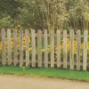 Forest Heavy Duty Picket Fence Panel Natural Timber X Pack Of 4 -Outdoor Garden Shop 677PR P