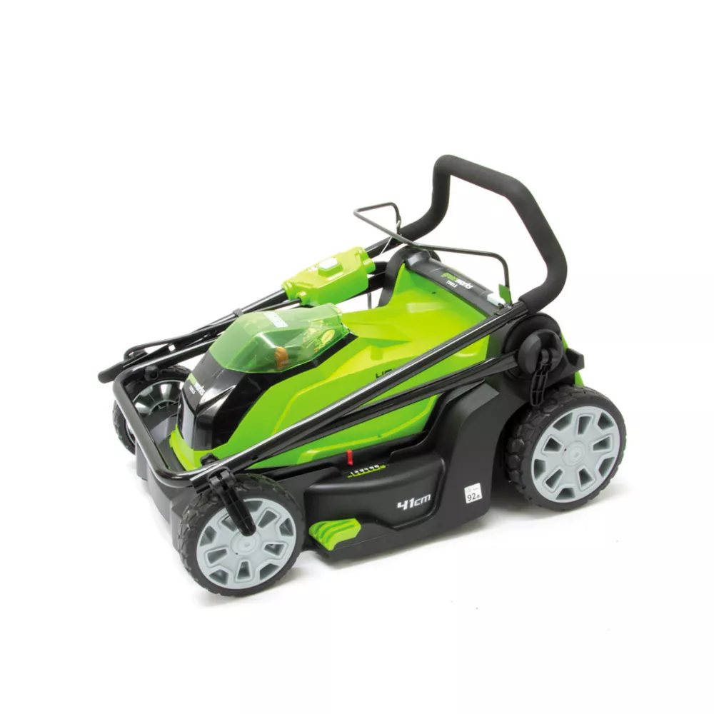 Greenworks 40V 2 X 2.0Ah Li-Ion Cordless 41cm Lawn Mower 4 Greenworks 40V 2 X 2.0Ah Li-Ion Cordless 41cm Lawn Mower - Image 2