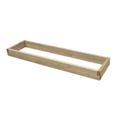 Forest Rectangular Raised Bed Natural Timber 1800 X 450 X 140mm -Outdoor Garden Shop 709KT A5