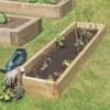 Forest Rectangular Raised Bed Natural Timber 1800 X 450 X 140mm -Outdoor Garden Shop 709KT P