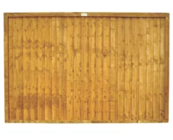 Forest Closeboard Fence Panels Golden Brown 6 X 4&apos; Pack Of 8