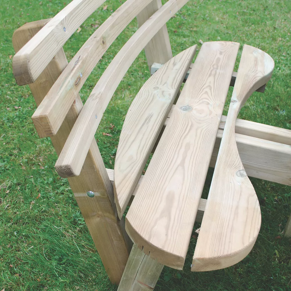 Forest Circular Garden Picnic Table With Seat Backs 2460 X 2460 X 820mm 5 Forest Circular Garden Picnic Table With Seat Backs 2460 X 2460 X 820mm - Image 3