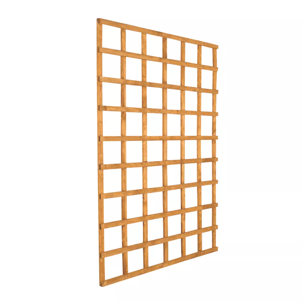 Forest Softwood Wide Rectangular Trellis X 4 Pack 6 Forest Softwood Wide Rectangular Trellis X 4 Pack - Image 4
