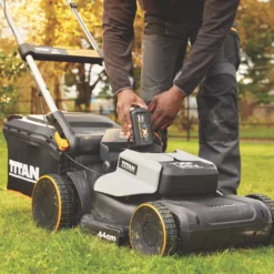 Titan TTB812BAT 18/36V 4/8Ah Li-Ion TXP Dual-Voltage Battery -Outdoor Garden Shop 735TH A2