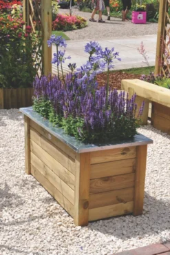 Forest Cambridge Rectangular Planter Wood 1000 X 500 X 500mm