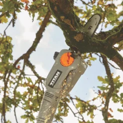 Titan TTT831HDC 18V 1 X 5.0Ah Li-Ion TXP Cordless 2-in-1 Hedge Trimmer & Pole Saw -Outdoor Garden Shop 783PT A3