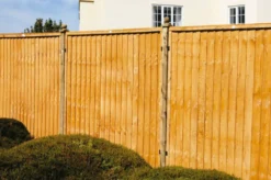 Forest Closeboard Fence Panels Golden Brown 6 X 6' Pack Of 3 -Outdoor Garden Shop 79458 A2