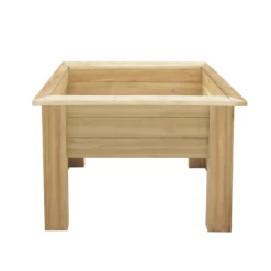 Forest Rectangular Garden Planter Natural Timber 1000 X 700 X 700mm -Outdoor Garden Shop 795KT A3